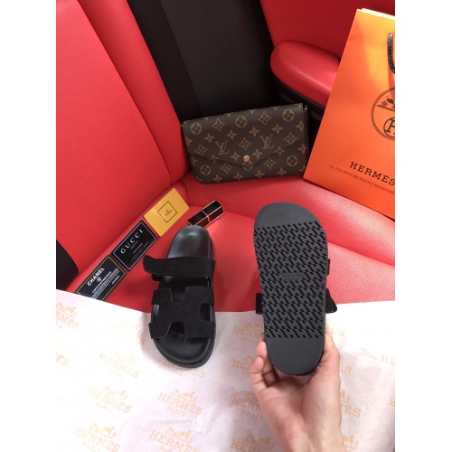 Replica Hermes Slippers For Women #868484 $60.00 USD for Wholesale