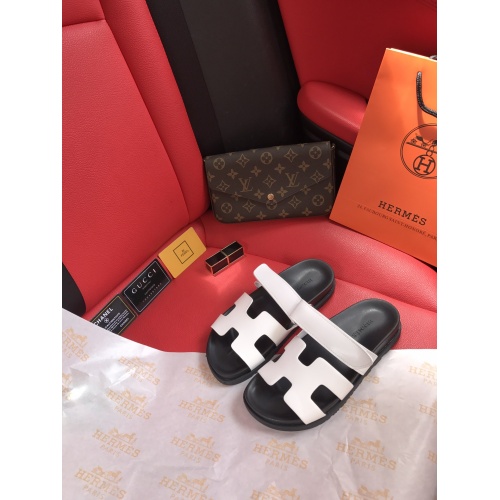 Hermes Slippers For Women #868486 $60.00 USD, Wholesale Replica Hermes Slippers