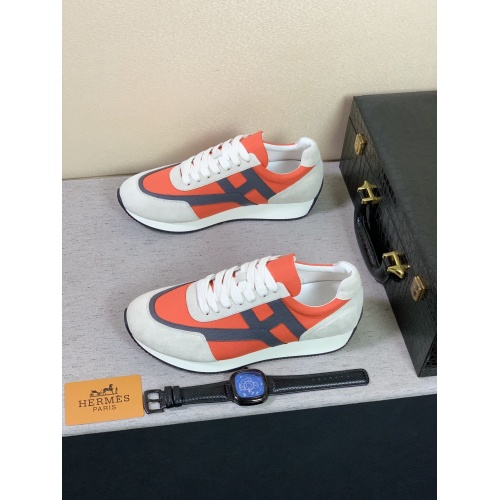 Replica Hermes Casual Shoes For Men #868698 $100.00 USD for Wholesale