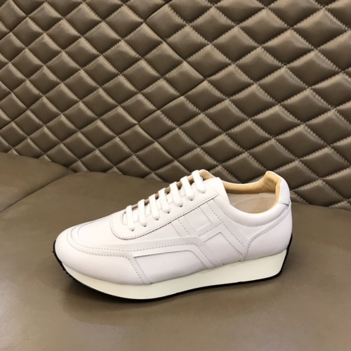 Replica Hermes Casual Shoes For Men #868703 $85.00 USD for Wholesale