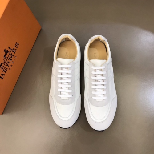Replica Hermes Casual Shoes For Men #868713 $85.00 USD for Wholesale