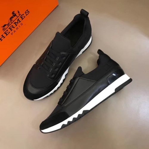 Replica Hermes Casual Shoes For Men #868718 $88.00 USD for Wholesale