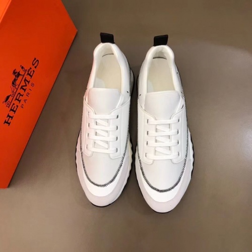 Replica Hermes Casual Shoes For Men #868720 $88.00 USD for Wholesale