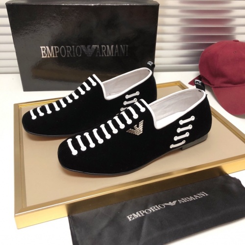 Replica Armani Casual Shoes For Men #868721 $80.00 USD for Wholesale