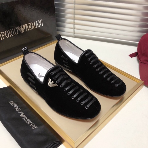 Armani Casual Shoes For Men #868722 $80.00 USD, Wholesale Replica Armani Casual Shoes