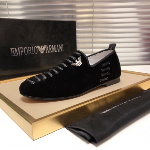 Replica Armani Casual Shoes For Men #868722 $80.00 USD for Wholesale