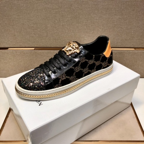Replica Versace Casual Shoes For Men #868737 $76.00 USD for Wholesale
