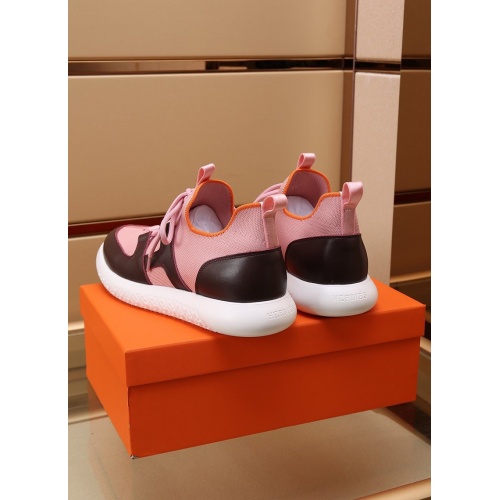 Replica Hermes Casual Shoes For Men #868757 $88.00 USD for Wholesale