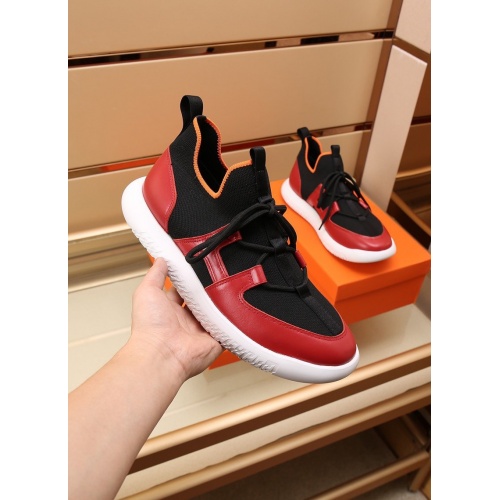 Replica Hermes Casual Shoes For Men #868758 $88.00 USD for Wholesale