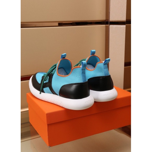 Replica Hermes Casual Shoes For Men #868759 $88.00 USD for Wholesale