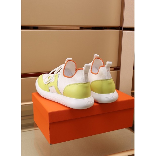 Replica Hermes Casual Shoes For Men #868760 $88.00 USD for Wholesale