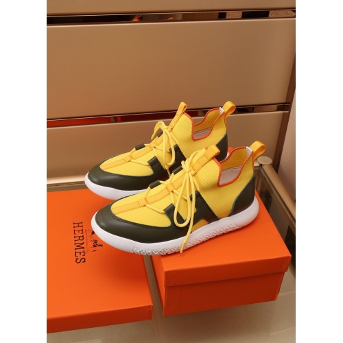 Replica Hermes Casual Shoes For Men #868761 $88.00 USD for Wholesale
