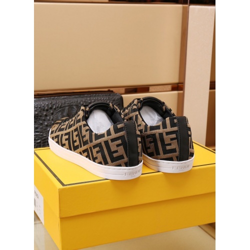 Replica Fendi Casual Shoes For Men #868766 $88.00 USD for Wholesale