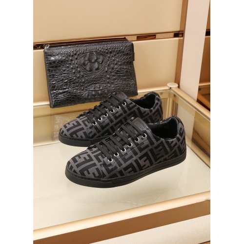 Replica Fendi Casual Shoes For Men #868767 $88.00 USD for Wholesale
