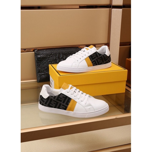 Replica Fendi Casual Shoes For Men #868772 $82.00 USD for Wholesale