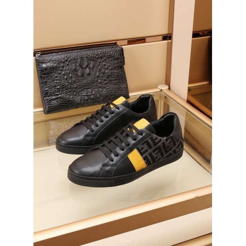 Replica Fendi Casual Shoes For Men #868773 $82.00 USD for Wholesale