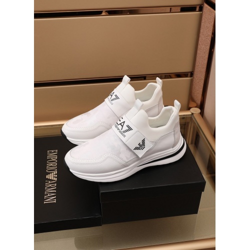 Replica Armani Casual Shoes For Men #868860 $85.00 USD for Wholesale