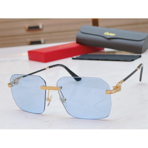 Cartier AAA Quality Sunglasses #868881 $48.00 USD, Wholesale Replica Cartier AAA Quality Sunglassess