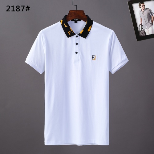 Fendi T-Shirts Short Sleeved For Men #869020 $29.00 USD, Wholesale Replica Fendi T-Shirts