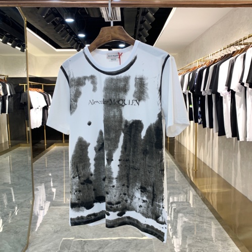 Alexander McQueen T-shirts Short Sleeved For Men #869058 $41.00 USD, Wholesale Replica Alexander McQueen T-shirts