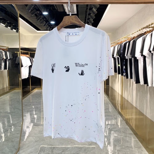 Off-White T-Shirts Short Sleeved For Men #869061 $41.00 USD, Wholesale Replica Off-White T-Shirts
