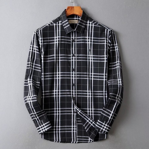 Replica Burberry Shirts Long Sleeved For Men #869073 $38.00 USD for Wholesale