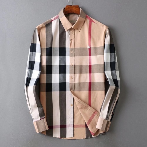 Burberry Shirts Long Sleeved For Men #869091 $38.00 USD, Wholesale Replica Burberry Shirts