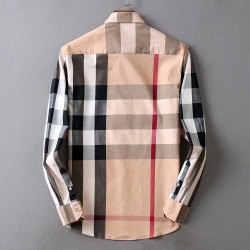 Replica Burberry Shirts Long Sleeved For Men #869091 $38.00 USD for Wholesale
