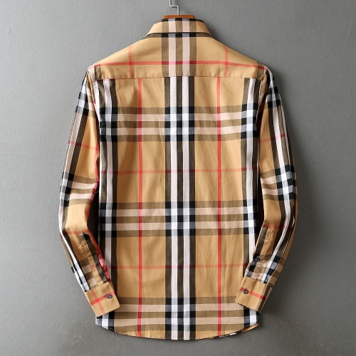 Replica Burberry Shirts Long Sleeved For Men #869095 $38.00 USD for Wholesale