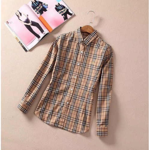 Burberry Shirts Long Sleeved For Women #869107