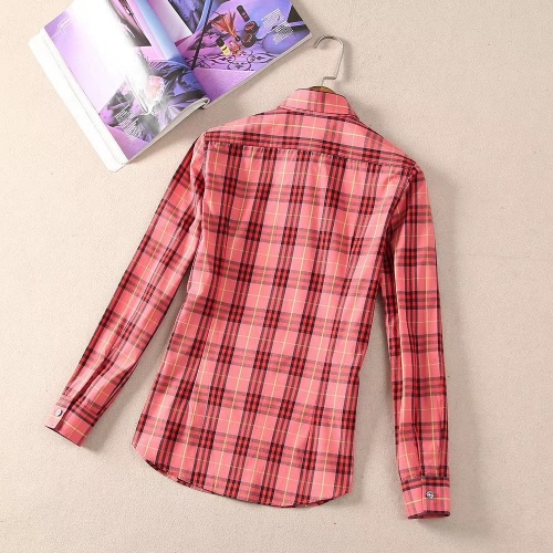 Replica Burberry Shirts Long Sleeved For Women #869109 $38.00 USD for Wholesale