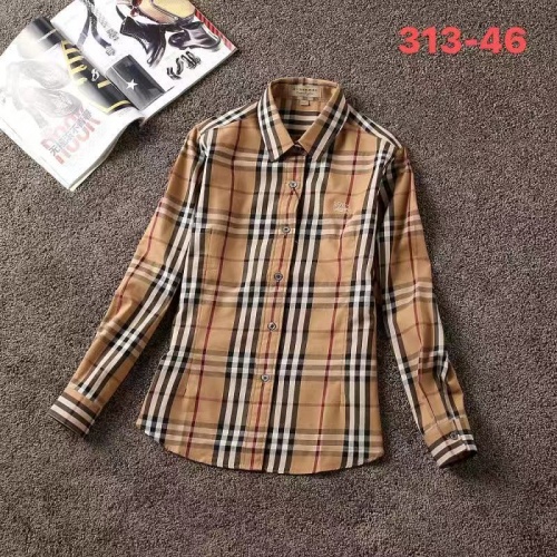 Burberry Shirts Long Sleeved For Women #869120 $38.00 USD, Wholesale Replica Burberry Shirts