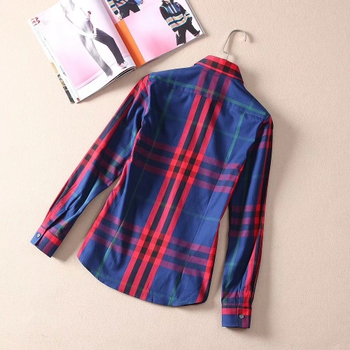 Replica Burberry Shirts Long Sleeved For Women #869133 $38.00 USD for Wholesale