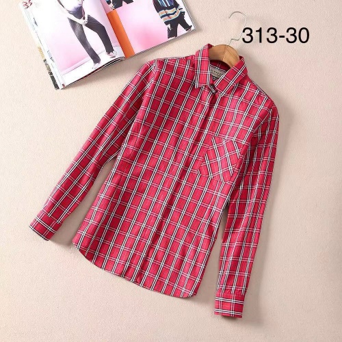 Burberry Shirts Long Sleeved For Women #869135 $38.00 USD, Wholesale Replica Burberry Shirts