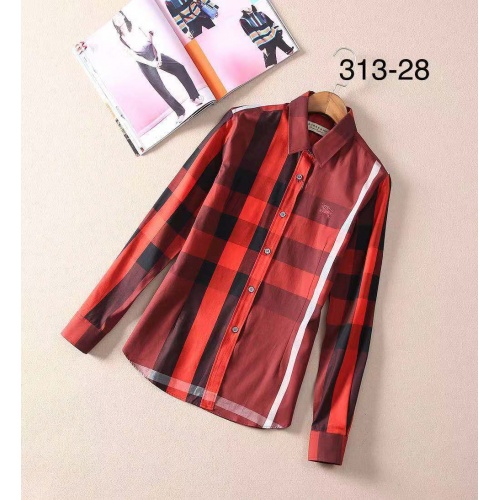 Burberry Shirts Long Sleeved For Women #869137