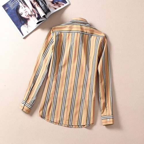 Replica Burberry Shirts Long Sleeved For Women #869138 $38.00 USD for Wholesale