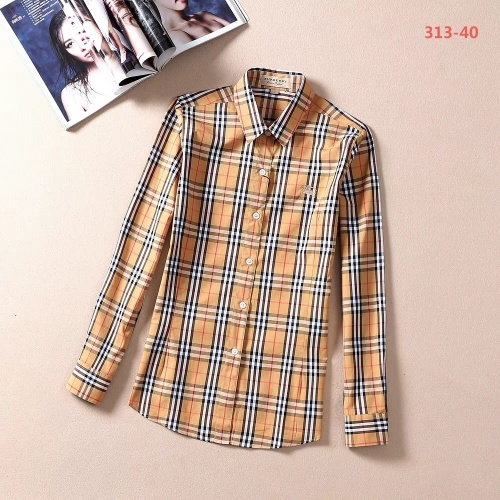 Burberry Shirts Long Sleeved For Women #869140 $38.00 USD, Wholesale Replica Burberry Shirts
