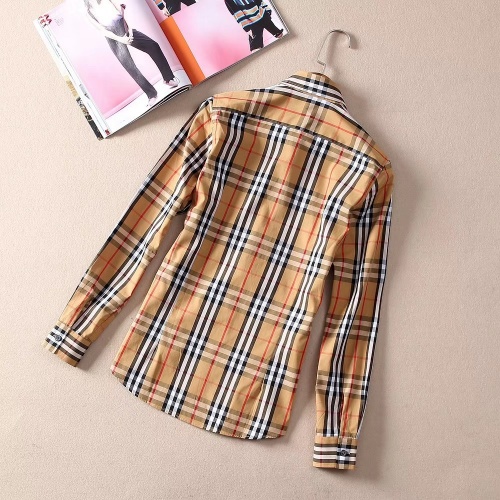 Replica Burberry Shirts Long Sleeved For Women #869142 $38.00 USD for Wholesale