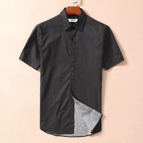 Armani Shirts Short Sleeved For Men #869163 $34.00 USD, Wholesale Replica Armani Shirts