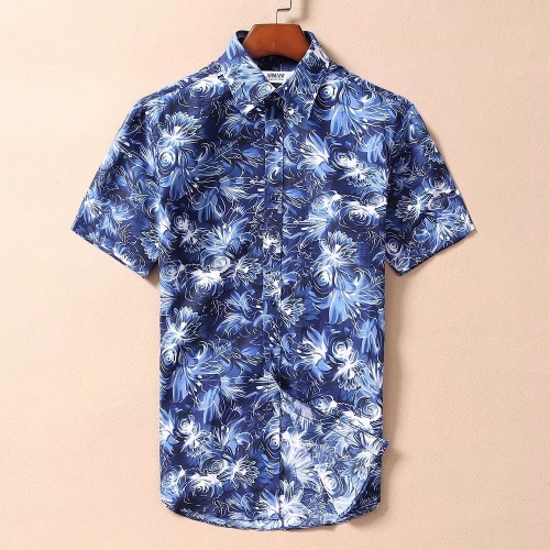 Armani Shirts Short Sleeved For Men #869167 $34.00 USD, Wholesale Replica Armani Shirts