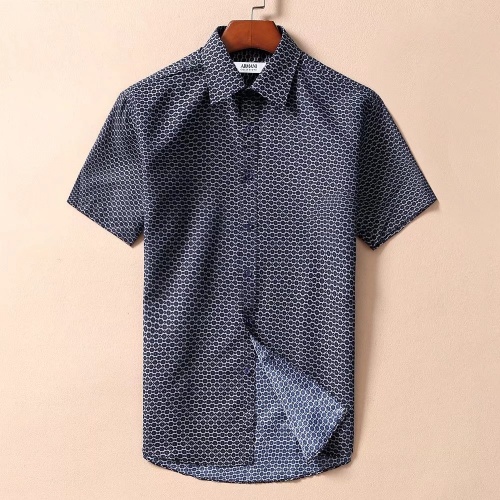 Armani Shirts Short Sleeved For Men #869169 $34.00 USD, Wholesale Replica Armani Shirts