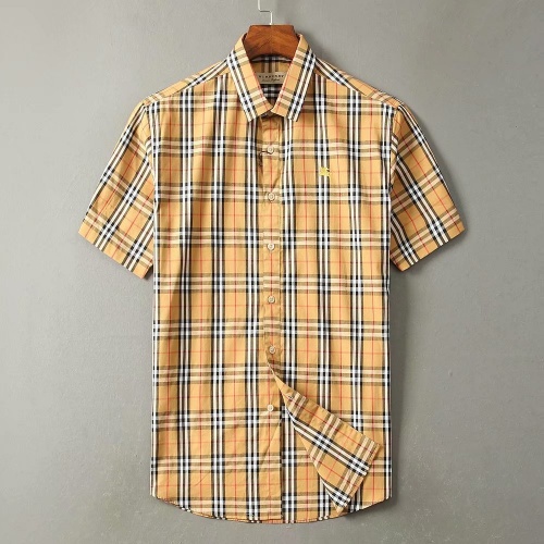 Burberry Shirts Short Sleeved For Men #869216 $36.00 USD, Wholesale Replica Burberry Shirts