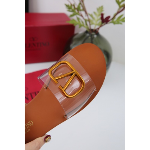 Replica Valentino Slippers For Women #869220 $66.00 USD for Wholesale