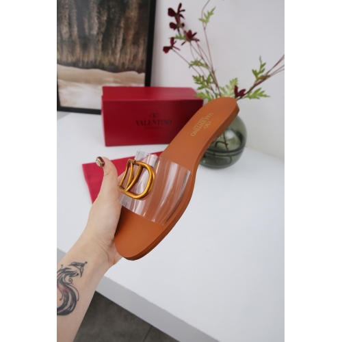 Replica Valentino Slippers For Women #869220 $66.00 USD for Wholesale