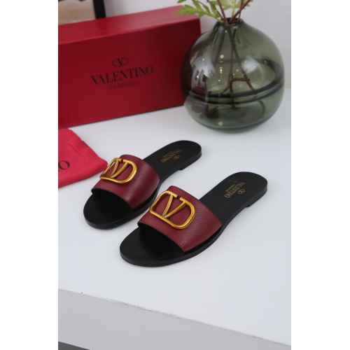Valentino Slippers For Women #869221 $66.00 USD, Wholesale Replica Valentino Slippers