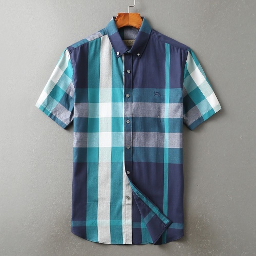Burberry Shirts Short Sleeved For Men #869226 $36.00 USD, Wholesale Replica Burberry Shirts