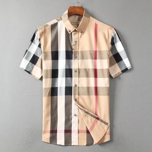 Burberry Shirts Short Sleeved For Men #869233 $36.00 USD, Wholesale Replica Burberry Shirts