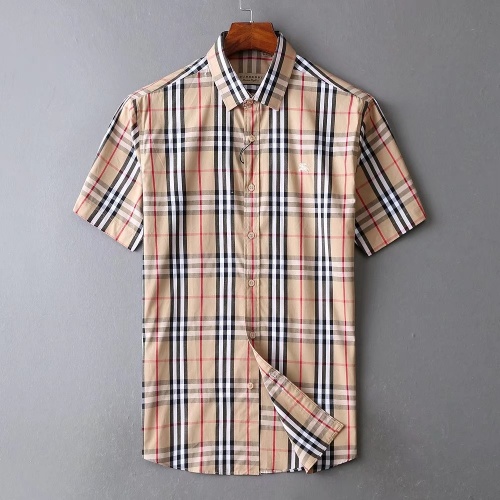 Burberry Shirts Short Sleeved For Men #869239 $36.00 USD, Wholesale Replica Burberry Shirts