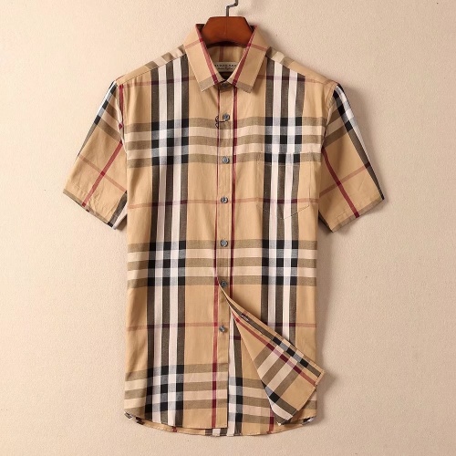 Burberry Shirts Short Sleeved For Men #869241 $38.00 USD, Wholesale Replica Burberry Shirts