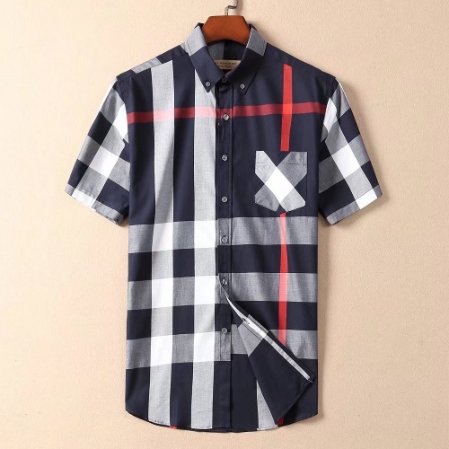 Burberry Shirts Short Sleeved For Men #869245 $38.00 USD, Wholesale Replica Burberry Shirts